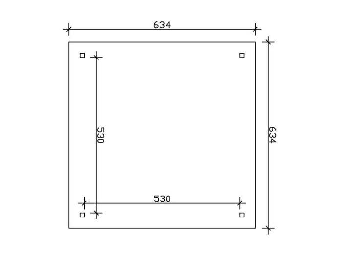 Skan Holz Carport Taunus 14 Gr. 3 natur