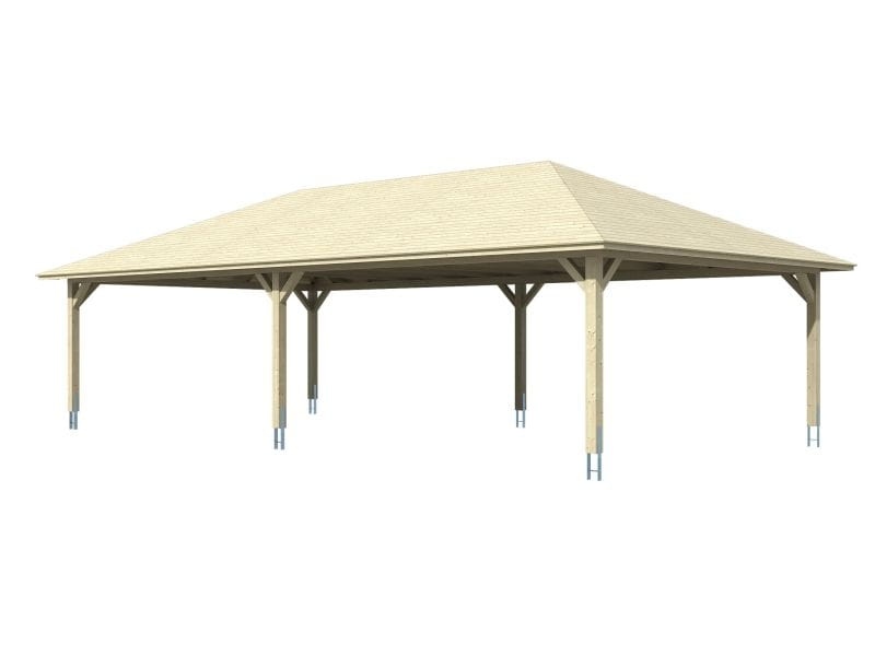 Skan Holz Carport Taunus 14 Gr. 4 natur