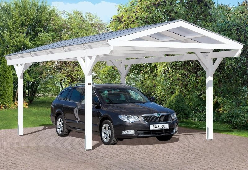 Skan Holz Carport Westerwald 362 x 648 cm Leimholz