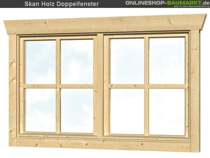 Skan Holz Doppelfenster 28 mm
