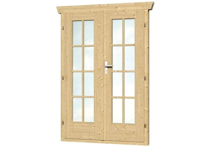 Skan Holz Doppeltür vollverglast 45 mm