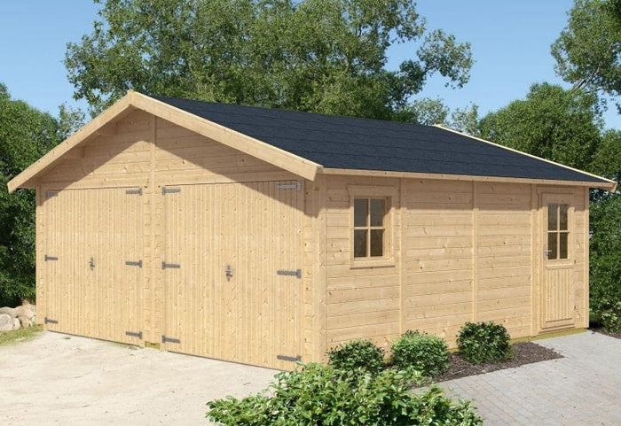 Skan Holz Garage Varberg 570 x 525 cm