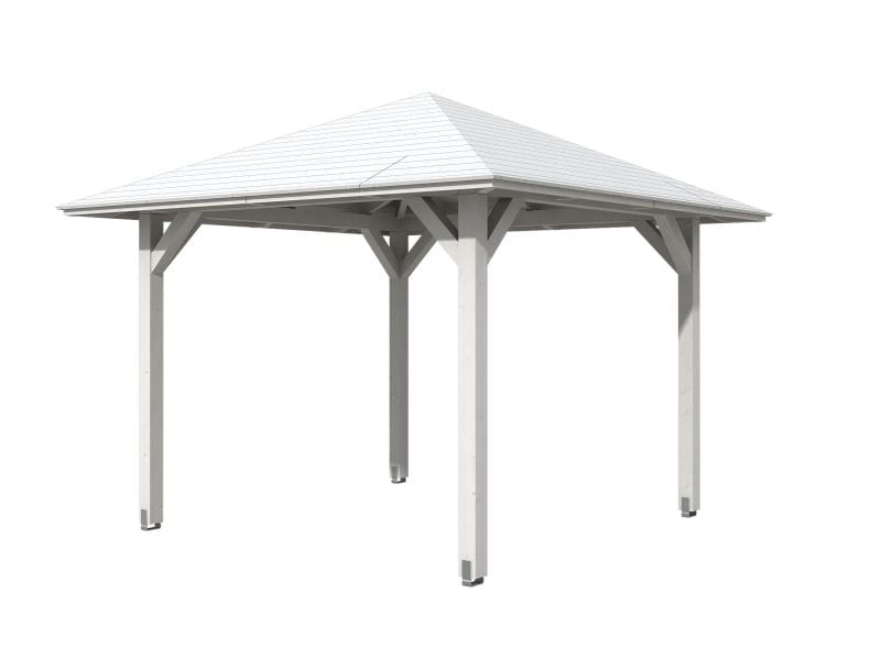 Skan Holz Pavillon Cannes Größe 1 in weiß