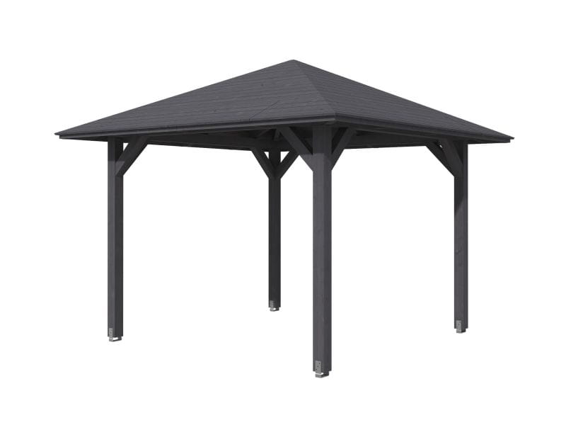 Skan Holz Pavillon Cannes Größe 1 in schiefergrau