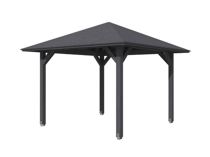 Skan Holz Pavillon Cannes Größe 1 in schiefergrau