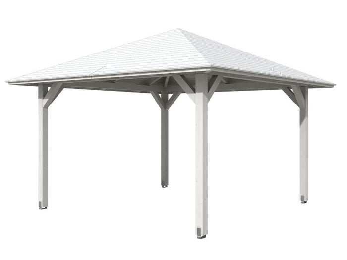 Skan Holz Pavillon Cannes Größe 2 in weiß