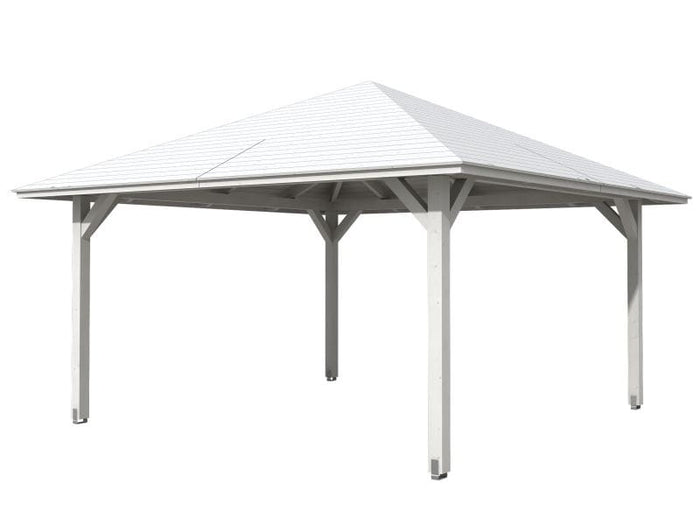 Skan Holz Pavillon Cannes Größe 3 in weiß