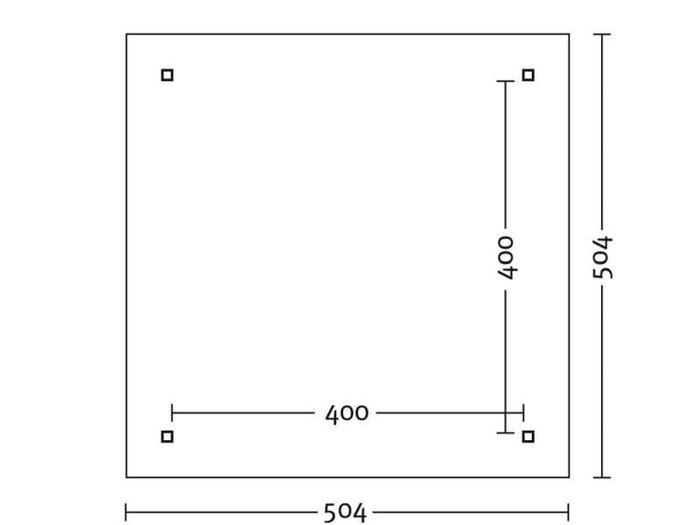 Skan Holz Pavillon Cannes Größe 3 in schiefergrau