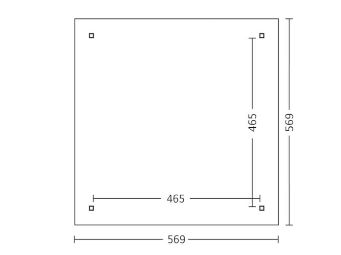 Skan Holz Pavillon Cannes Größe 4 in eiche hell