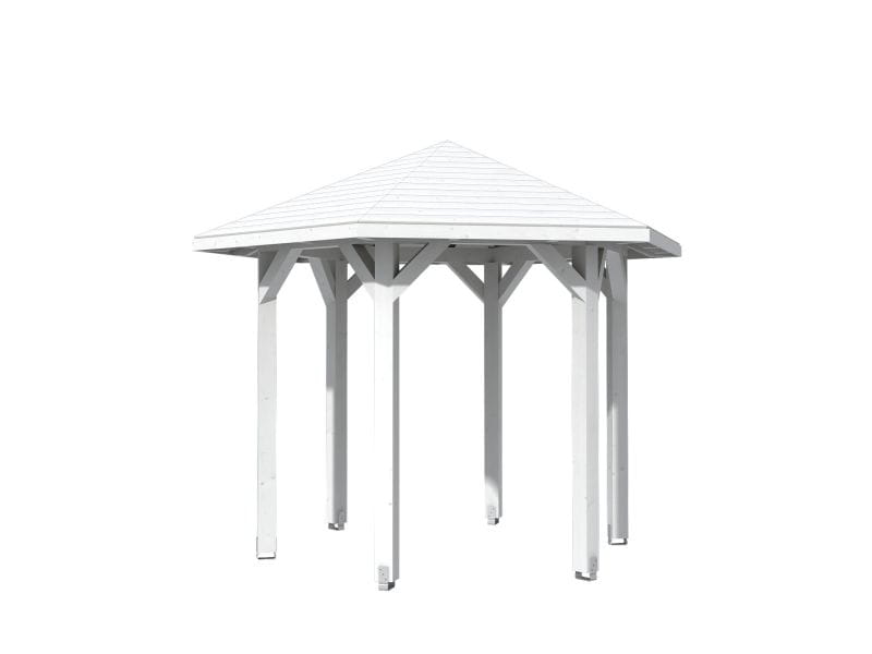 Skan Holz Pavillon Nancy Größe 1 in weiß