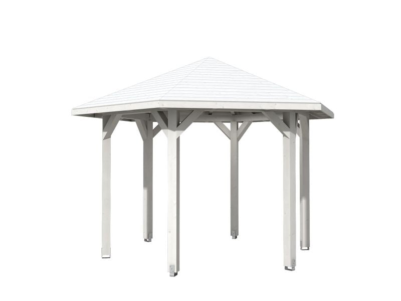 Skan Holz Pavillon Nancy Größe 2 in weiß