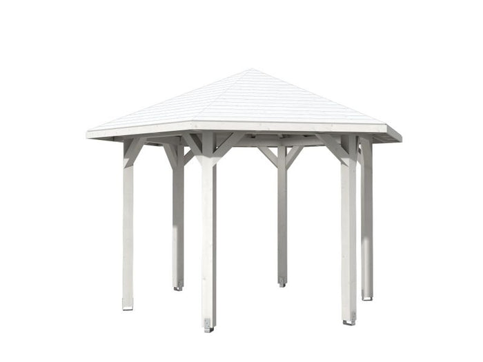 Skan Holz Pavillon Nancy Größe 2 in weiß