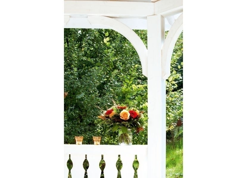 Skan Holz Pavillon Nancy Größe 2 in schiefergrau