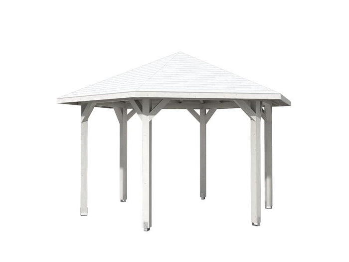 Skan Holz Pavillon Nancy Größe 3 in weiß