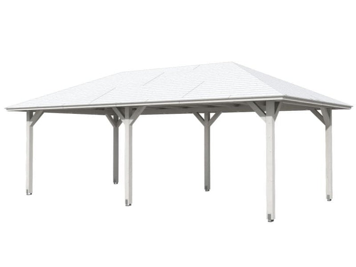 Skan Holz Pavillon Orleans Größe 2 in weiß