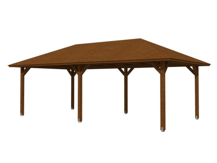 Skan Holz Pavillon Orleans Größe 2 in nussbaum