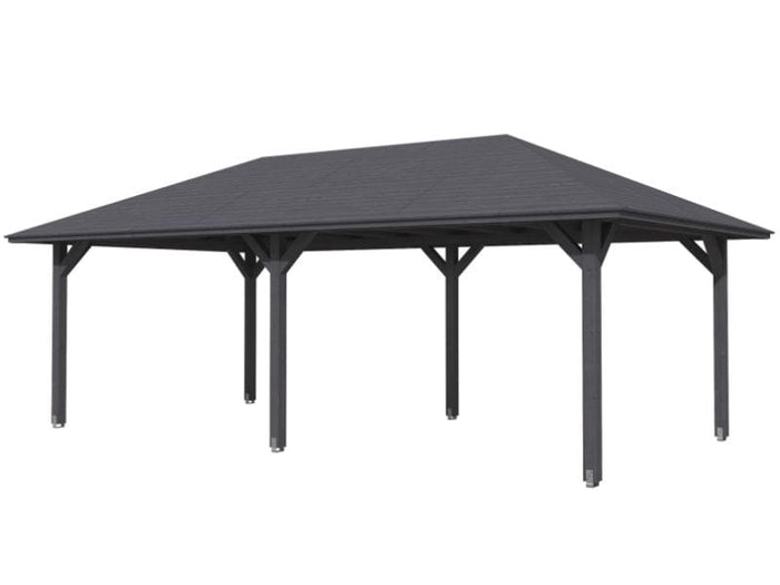 Skan Holz Pavillon Orleans Größe 2 in schiefergrau