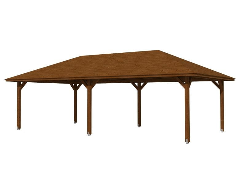 Skan Holz Pavillon Orleans Größe 3 nussbaum