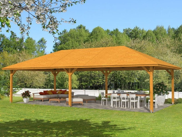 Skan Holz Pavillon Orleans Größe 4 in eiche hell