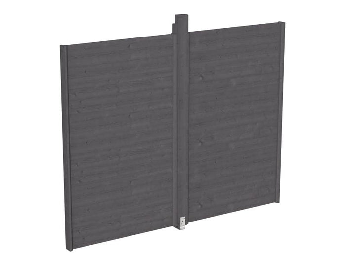 Skan Holz Wand für Toulouse in schiefergrau