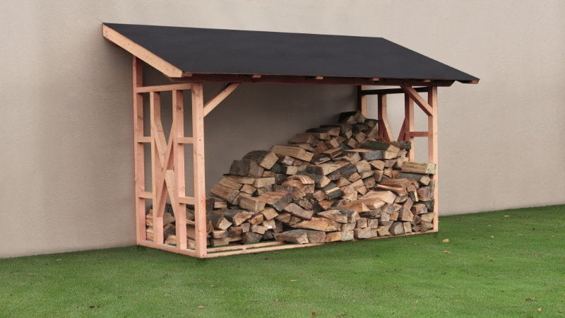 Skan Holz Wandanbau Holzunterstand Paul 2