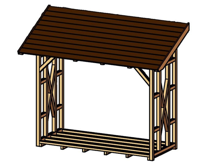 Skan Holz Wandanbau Holzunterstand Paul 2