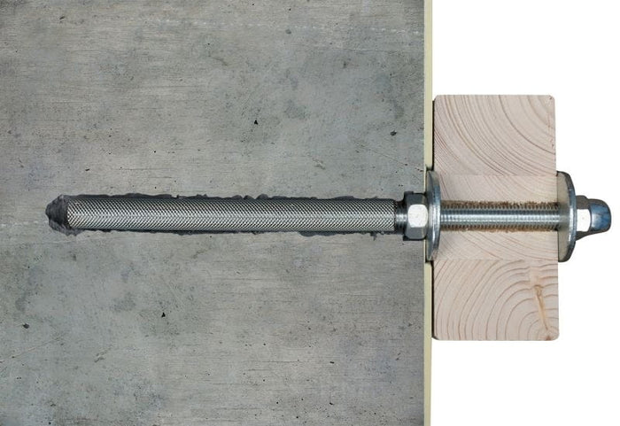 Skan Holz Wandbefestigungsset für Terrassenüberdachungen mit 541 cm Breite