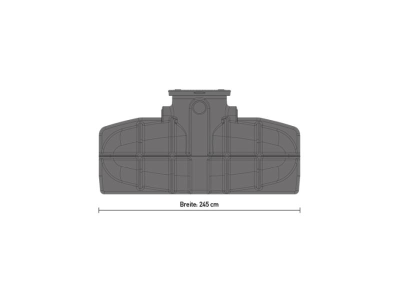 Speidel Zisternen-Komplett-Set Flachtank 5000 Liter