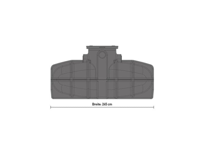 Speidel Zisternen-Komplett-Set Flachtank 5000 Liter