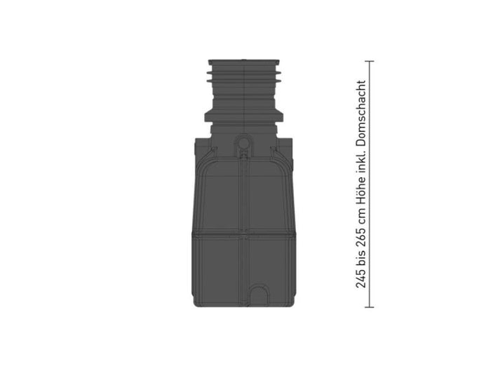 Speidel Zisternen-Komplett-Set Schmaltank 3000 Liter