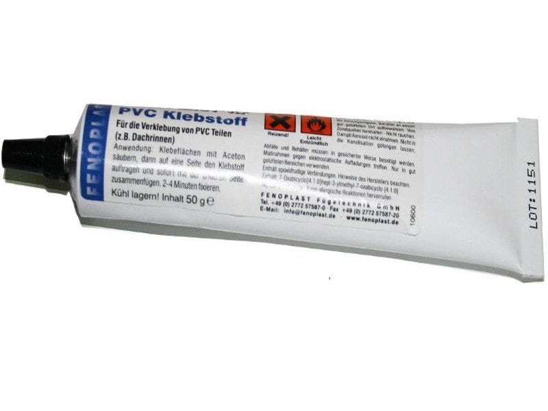 Spezialkleber für Kunststoff - Dachrinne 50gr