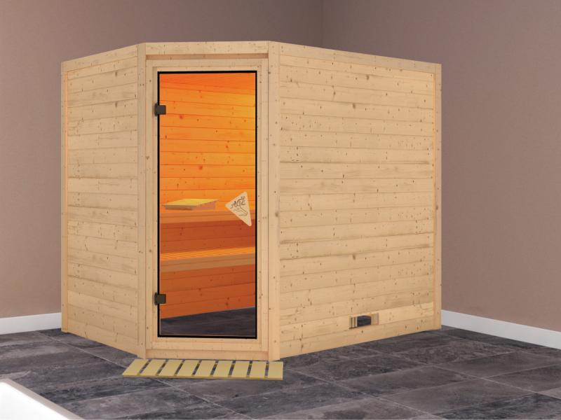 Tanami - Karibu Sauna ohne Ofen - ohne Dachkranz -
