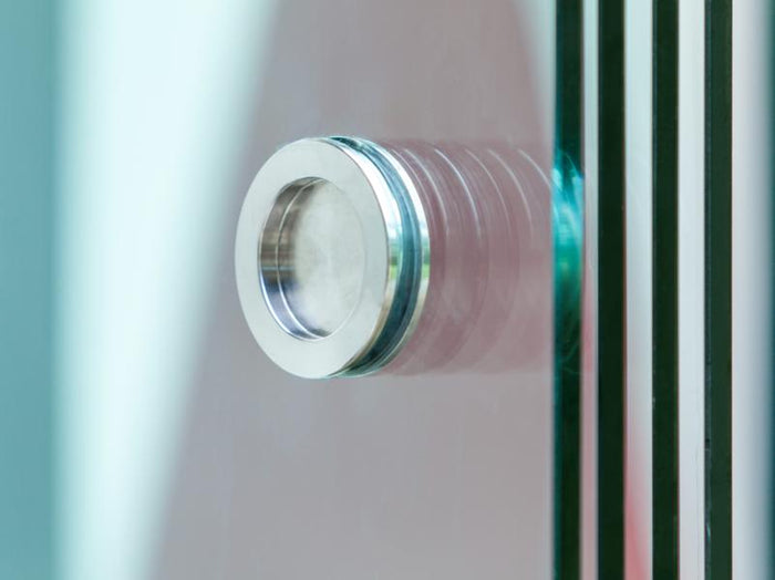 Telluria Glasschiebewände Lounge Large, Granitgrau