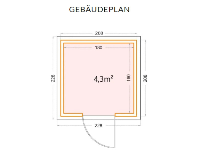 Telluria Metall-Gerätehaus Classico 2121 Lichtgrau