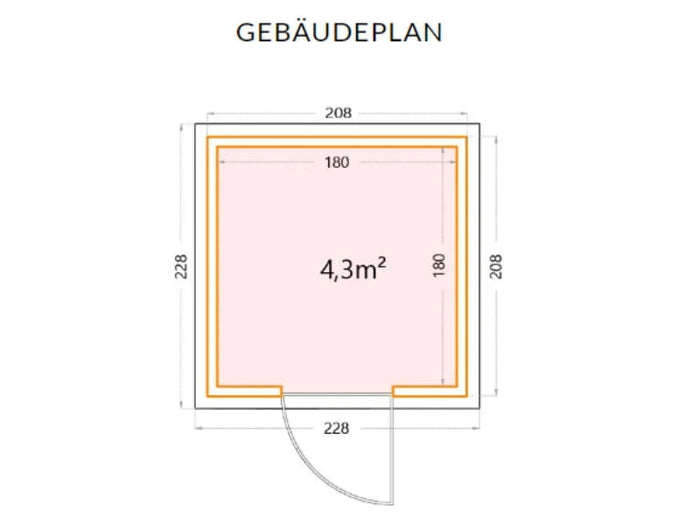 Telluria Metall-Gerätehaus Classico 2121 Weiß