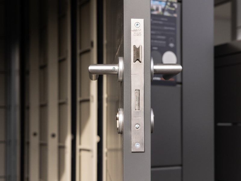 Telluria Metall-Gerätehaus Classico 2424 Granitgrau