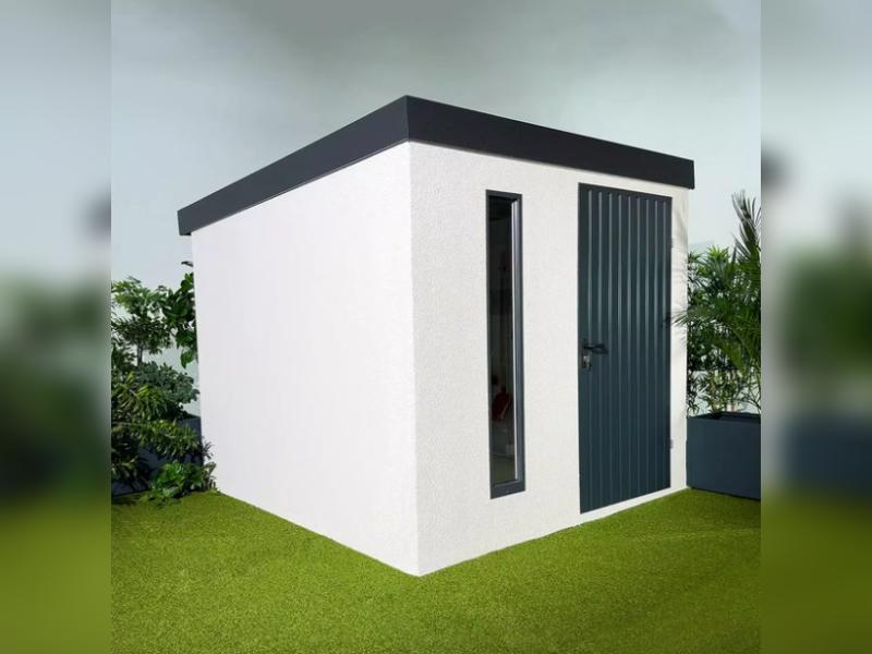 Urban One Gerätehaus Basic Typ 1, verputzt 250x256 cm