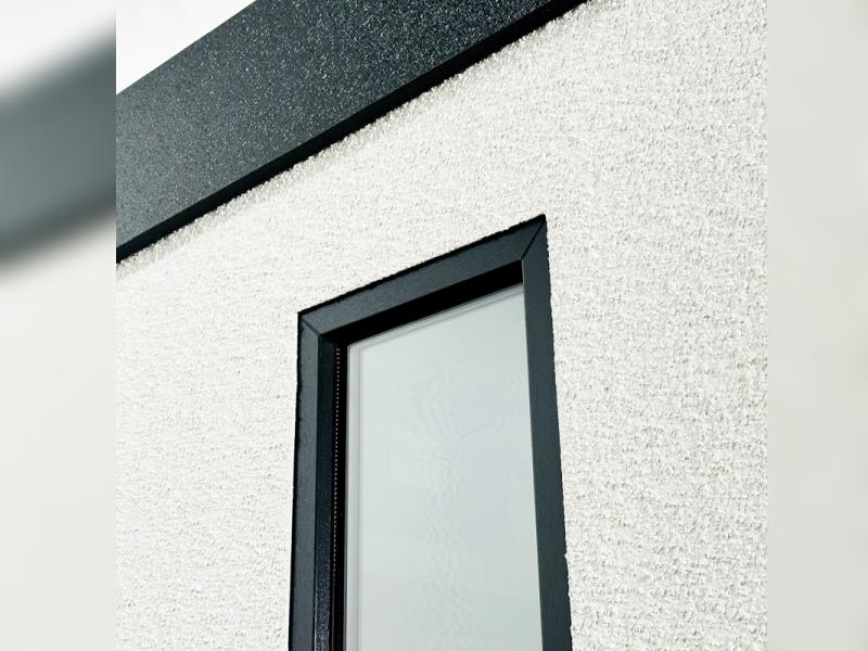 Urban One Gerätehaus Basic Typ 4, 445x298 cm, inkl. Überdachung links 1 m