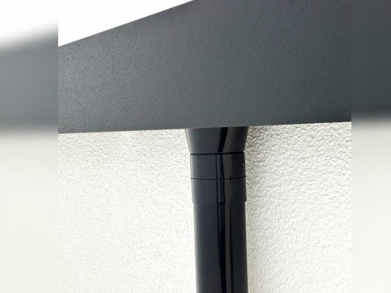 Urban One Gerätehaus Basic Typ 5, 445x298 cm, inkl. Überdachung rechts 1 m