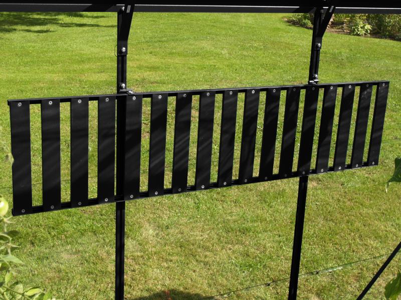 Vitavia Abklappbares Alu-Wandregal schwarz