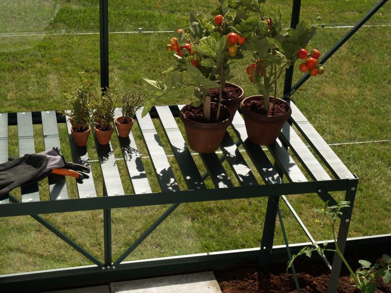 Vitavia Aluminium-Tisch 1 Ebene smaragd