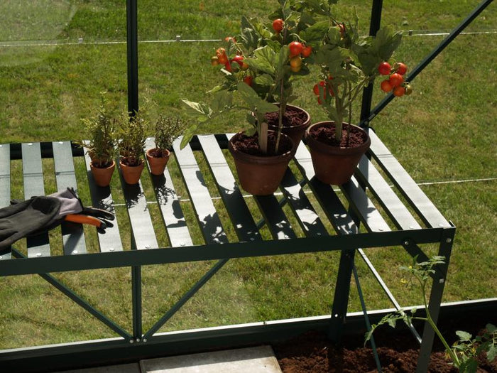 Vitavia Aluminium-Tisch 1 Ebene smaragd