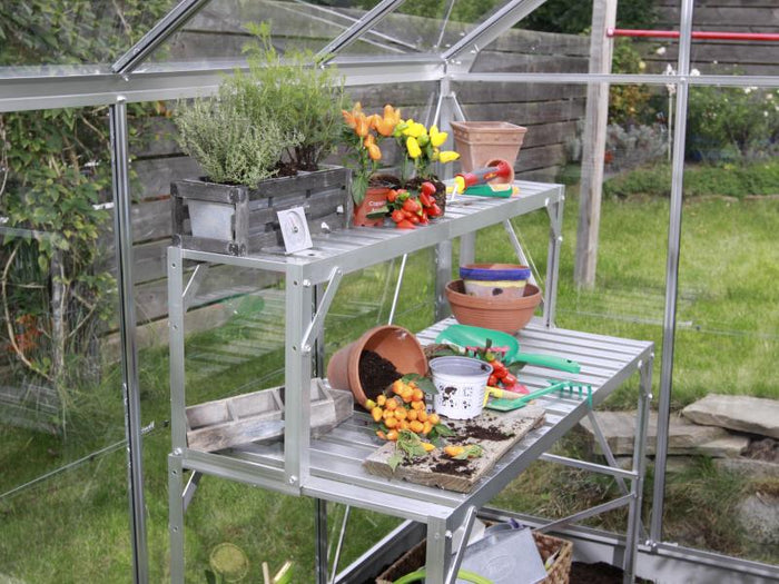 Vitavia Aluminium-Tischaufsatz blank eloxiert