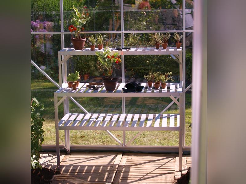 Vitavia Aluminium-Tischaufsatz blank eloxiert