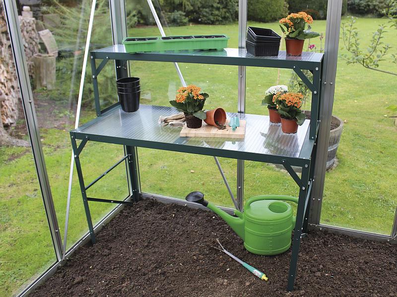 Vitavia Aluminium-Tischaufsatz mit HKP und grün