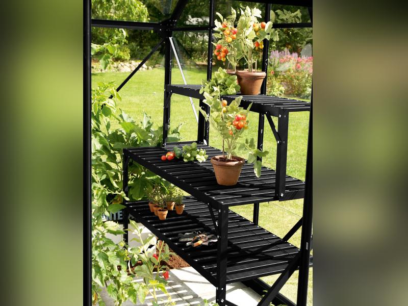 Vitavia Aluminium-Tischaufsatz schwarz