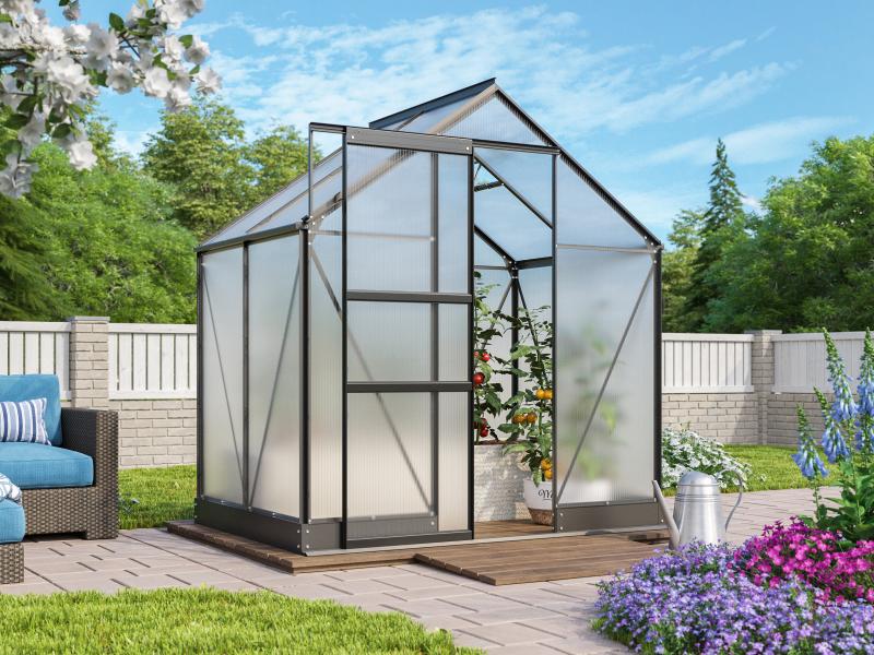 Vitavia Gewächshaus Apollo 2500 HKP 6 mm Schwarz