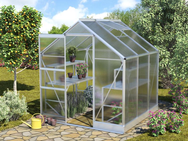 Vitavia Gewächshaus Apollo 3800 HKP 4 mm Alu