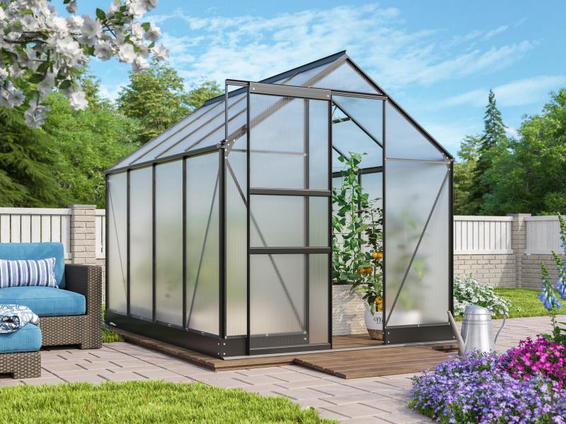 Vitavia Gewächshaus Apollo 5000 HKP 6 mm Schwarz