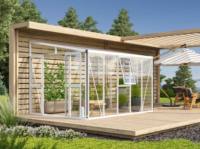 Vitavia Gewächshaus Athena 8600 ESG/HKP weiß